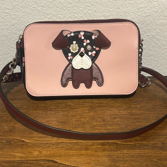 Kate Spade Pink Crossbody with Dog Motif - Picture 2 of 16